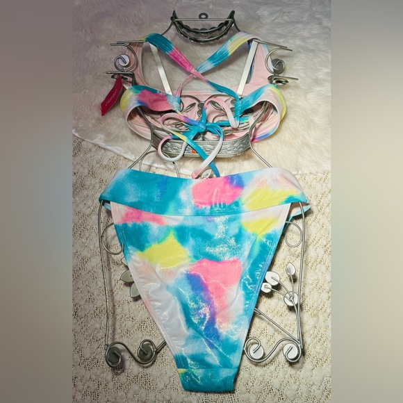 Bikini Sets Two Piece Swimsuit High Waisted - Picture 3 of 6